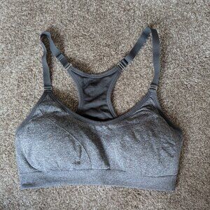 Athletic Essentials Sports Bra Grey Size L